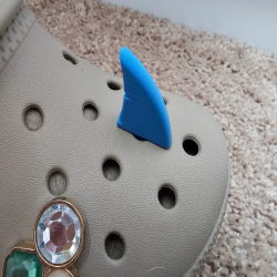 Shark Fin Shoe Charms  - Plastic Shark Fin - Fun and Fierce Jibbitz