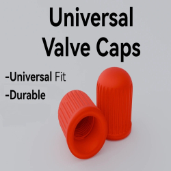 Tyre Valve Cap/Plastic Dust Caps/Cover Black for Car Tyres, Bikes, Bicycle