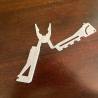 Credit Card Pliers and Measurement Tools - Compact Plastic Multi-Tool