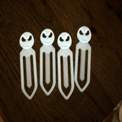 Jack Skellington Bookmark - Spooky Halloween Bookmark for Book Lovers