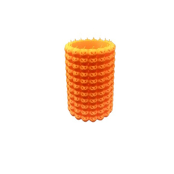 Halloween Pumpkin Pencil Holder - Fall Festive Plastic Desk Organizer