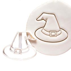 Halloween Cookie Cutters and Stamps -  Witch Hat and Pumpkin Cookie Cutters