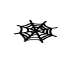 Halloween Spider Web Coasters - Horror plastic Coaster for Tea Cups, Mugs