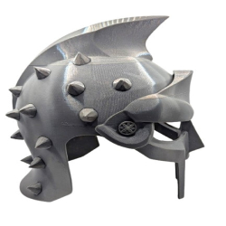 Gladiator Maximus Helmet - Spartan Plastic Helmet for Halloween Cosplay Costume