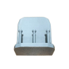 Modern Plastic Key and Wallet Shelf - 3 Hooks Wall Mounted Key Holder