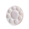 Mini Round Paint Palett - Plastic Acrylic Paint Pallet