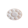 Mini Round Paint Palett - Plastic Acrylic Paint Pallet