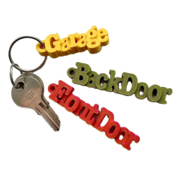 Household Word Keychains -...