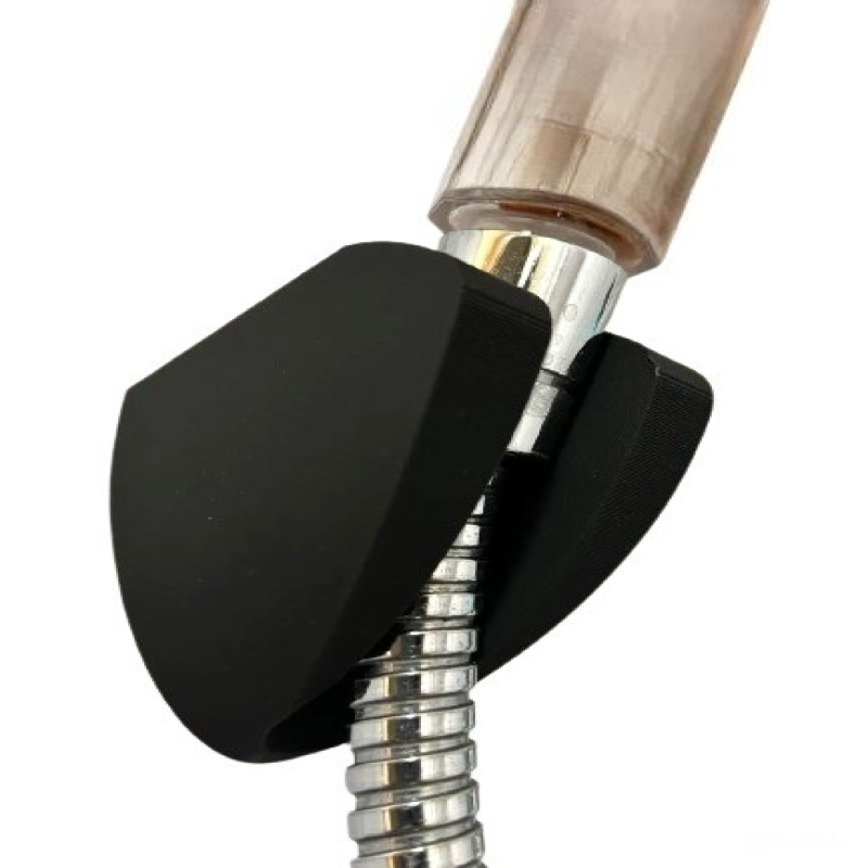 Plastic Shower Holder - Wall-Mounted Shower Head Bracket (Screws Not Included)
