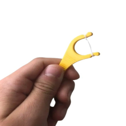 Reusable Floss Holder - Plastic Flossing Tool (Floss String Not Included)