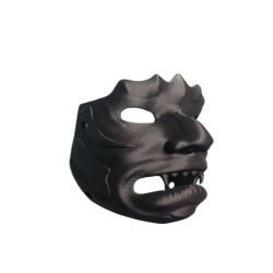 ONI Japan Mask Samurai Dark Horror - Halloween Costume Dress Mask