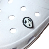 Ghost Face Shoe Charms - 2 PCS Creepy Face Shoe Charms for Halloween