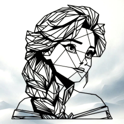 Elsa Fan Wall Art -...