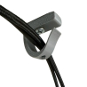 Organizer Wire Clip - 5 Pcs Wall Mounted Plastic Clip for Wire Management for Tidy Place