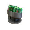 Plastic Can Dispenser with Ice Bowl - Keep Your Drinks Cool and Organized