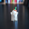 Cute Spooky Ghost with Pumpkin Hat Keychain - Adorable Halloween Accessory