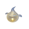 Scary Candy Ghost - Spooky Plastic Halloween Candy Holder and Decoration