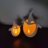 Scary Candy Ghost - Spooky Plastic Halloween Candy Holder and Decoration