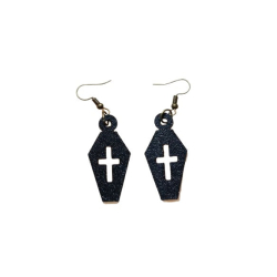 Coffin with Cross Halloween...