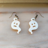 Ghost Earrings - Spooky and Stylish Plastic Earrings for Halloween