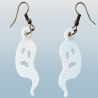 Ghost Earrings - Spooky and Stylish Plastic Earrings for Halloween