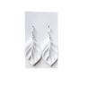 Leaf Earring Decor - Stylish Plastic Leaf Earring in Solid Colors