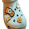 Halloween Shoe Charms – Set of 4 Fun Plastic Shoe Charms Ghost, Candy Corn