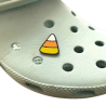 Halloween Shoe Charms – Set of 4 Fun Plastic Shoe Charms Ghost, Candy Corn