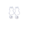 Halloween Chonky Cat Earrings –Cute Cat Earring for Cat Lovers - Plastic Earring