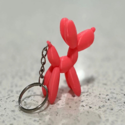 Balloon Dog Keychain - Cute...