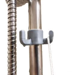 Shower Rail Hook for Loofah – Convenient Plastic Loofah Hanging Solution