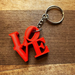 Love Alphabet Keychain for...