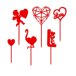 6 Pcs Valentine's Day...