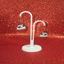 Valentine's Day Cupcake Earrings – Sweet, Playful, and Perfect for Celebrating