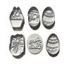 6 Pcs Easter Cookie Cutters and Stamps – Perfect for Festive Baking Fun