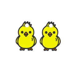 Baby Chicks Earrings for...