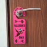 Do Not Disturb Valentine's Day Door Pendant–Romantic & Fun Door Hanger for Room