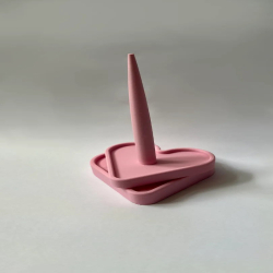 Rotating Heart Yarn Spinner - Plastic | Easy Rotating Yarn Tool for Crochet