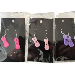 Easter Peep Bunny Earrings – Cute and Festive Spring Accessory