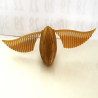 Snitch Golden Christmas Tree Ornaments – Plastic Festive Holiday Decor