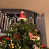 Santa Claus Hat Xmas Tree Topper- Plastic |Festive Christmas Holiday Tree Topper