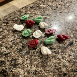 10 Pcs Climbing Hold Croc Charms – Fun Rock Climbing Hold Shoe Accessory - Multi