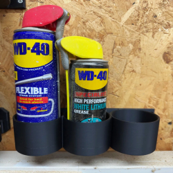 Oil Cans Wall Mount Holder...