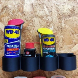 Oil Can Wall Mount Holders –Convenient Storage Solution for  Spray Bottles