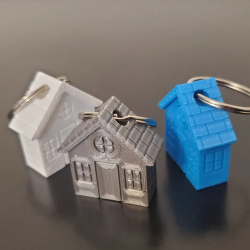 Mini House Keychains,...