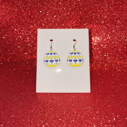 Happy Easter Egg Earrings – Festive & Fun Holiday Jewelry - Cute Egg Earrings