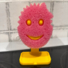 Scrub Sponge Holder – Wall or Sink Mount Plastic Organizer for Smiley Sponges