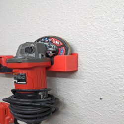Angle Grinder Wall Mount for 4" Grinders – Sturdy Storage Bracket for Workshop