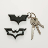 Dark Knight Batarang Keychain – Superhero Bag Charm & Keyring Accessory