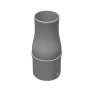 Short Blower Nozzle for DeWalt DCBL720 – Compact Airflow Attachment for Easy Cleaning